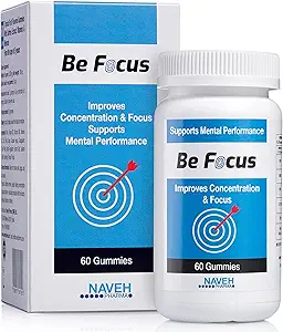 NAVEH PHARMA Be Focus (en anglais seulement) Focus Supplement (en anglais seulement) Natural Brain Booster for Kids & Adults (en anglais seulement) 30mg Safran Supplements (en anglais seulement) Nootropic (en anglais seulement) Aide avec la mémoire et l'attention (en anglais seulement)