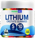 Orotate de lithium 5mg 10mg de lithium pour les hommes Femmes Enfants Lithium Orotate clinique Étudié Chélaté Haute Biovalable.