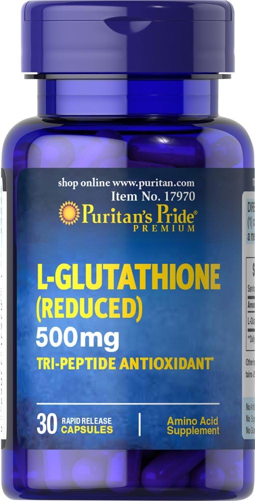Pride de Puritan L-Glutathion 500 mg-30 Capsules