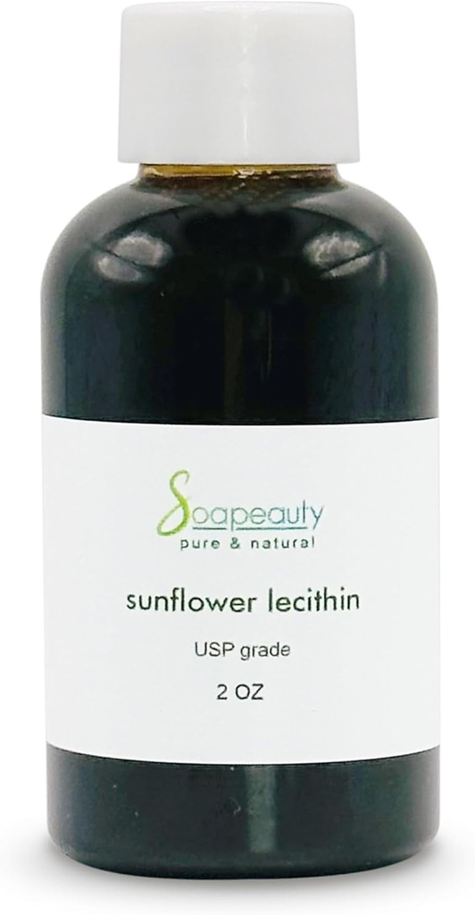 SUNFLOWER LECITHIN Huile liquide de L'huile de Lécithine 100% pure naturelle de l'huile de Lécithine de L'huile de Lécithine de la peau, fabrication de savon, lotion