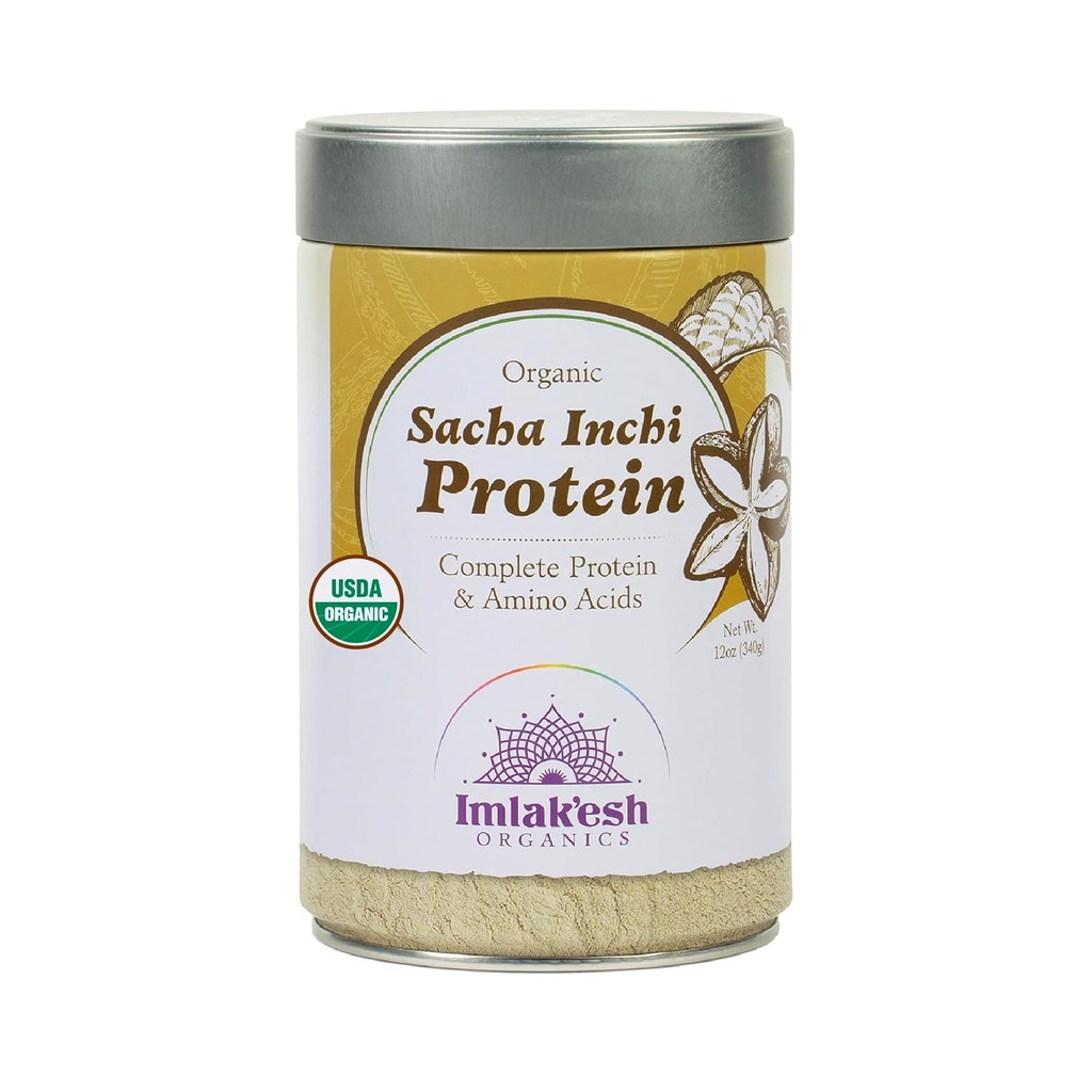 Imlakesh Organics Sacha Inchi Protein, poudre (12 oz)