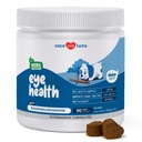 Support pour les yeux pour chiens - 90 Soft Chews - Suppléments pour chiens pour la vision, Vitamines pour les yeux pour chiens, avec huile de foie de morue antioxydant, supplément Oméga chien, Oméga 3 EPA et acides gras DHA.