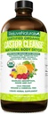 RejuveNaturals Castor CleanseTM - USDA Huile de ricin biologique, Chlorella, Spiruline, Racines et Verts pour le bien-être, Soutien digestif, Bilan quotidien. 3-Mois d'approvisionnement Gut Cleanse Detox pour les femmes et les hommes - 16oz.