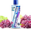 Ronnie Coleman Signature série L Carnitine XS 4000 liquide, sans stimulant, sans sucre, sans glucides, soutien musculaire maigre pour les hommes et les femmes, 16 oz (16 oz, nectar de raisin (4000))