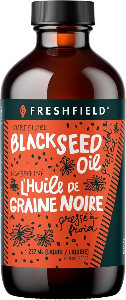 Freshfield Black Seed Oil (Huile de graines de cumin noir, Nigella Sativa)