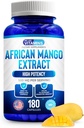 We Like Vitamins African Mango Extract 500mg - 5000mg Equivalent 10:1-180 Capsules - 6 Month Supply of African Mango Capsules – Supports Metabolism of Fat and Digestive Health