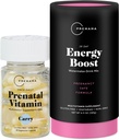 Premama Prenatal Vitamine Energy Boost Drink Mix & Prenatal Support Bundle, Omega 3, B Vitamines, DHA, Folate, 28 portions