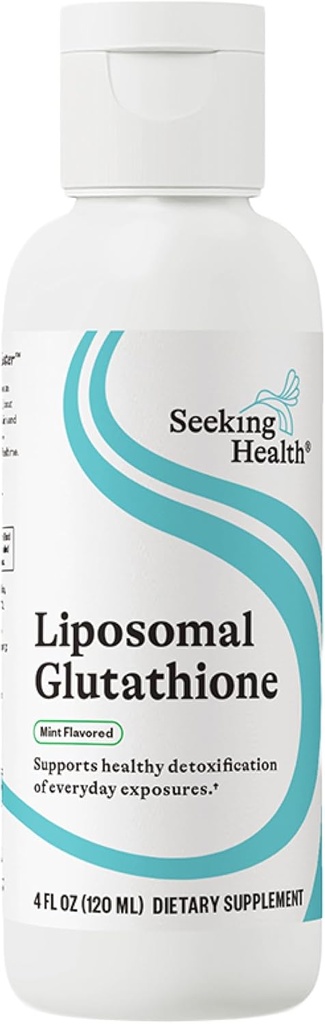 La recherche de la santé Le glutathion liposomique optimal fournit 500 mg de glutathion réduit par portion (Mint, 4 oz)