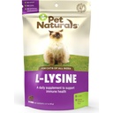 Pet Naturals Lysine pour chats, aromatisants de poulet, 60 Chews - Soutien immunitaire et respiratoire pour chats - Pas de blé ou de maïs - Vet recommandé