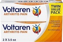 Arthrite Voltaren Gel de douleur pour l'arthrite topique puissante Soulagement de la douleur avec Diclofénac - NEW Easy Open Cap - 100 g x 2