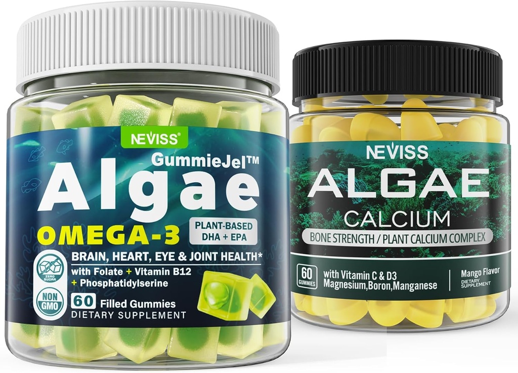 Algae Omega 3 Gommies + Gommies d'algues marines