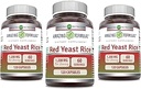 Formules étonnantes Riz de levure rouge 1200mg par supplément de capsules de service