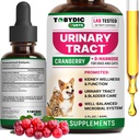 Cat & Dog Médecine naturelle UTI et traitement de l'infection urinaire avec canneberge - Supplément de soutien pour le rein et la vésicule - Meilleure prévention de l'incontinence urinaire et des pierres vésiculeuses - Santé rénale animale