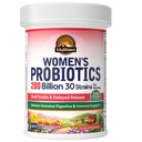 Vitalitown Femmes Probiotiques 200 milliards UFC 30 souches 60 ct.Stable stable, résistant à l'acide Récupérer de bonnes bactéries, un soutien intensif digestif et vaginal