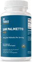 Dr Tobias Saw Palmetto Supplément, soutient la santé urinaire, l'équilibre hormonal, la santé de la prostate et la vitalité des cheveux, Saw Palmetto pour les hommes et les femmes, 500mg par portion - 100 capsules, 100 portions