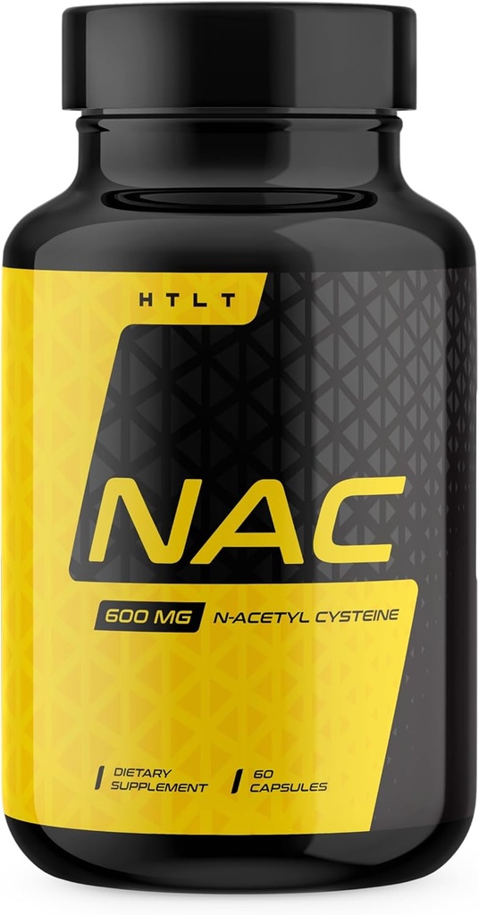 NAC par HTLT (60 capsules) 600 mg de N-acétyl Cysteine par portion