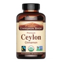 Ceylan Cinnamon Shop Bio Ceylan Cinnamon (100 % certifié), 180 capsules, 3 mois d'approvisionnement