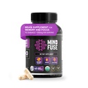 Supplément Booster de Mémoire Nootropique pour Adultes - Capsules de Mane de Lion avec Omega-3, Ashwagandha & L-Theanine pour Focus & Memory - Sans gluten 60 Capsules