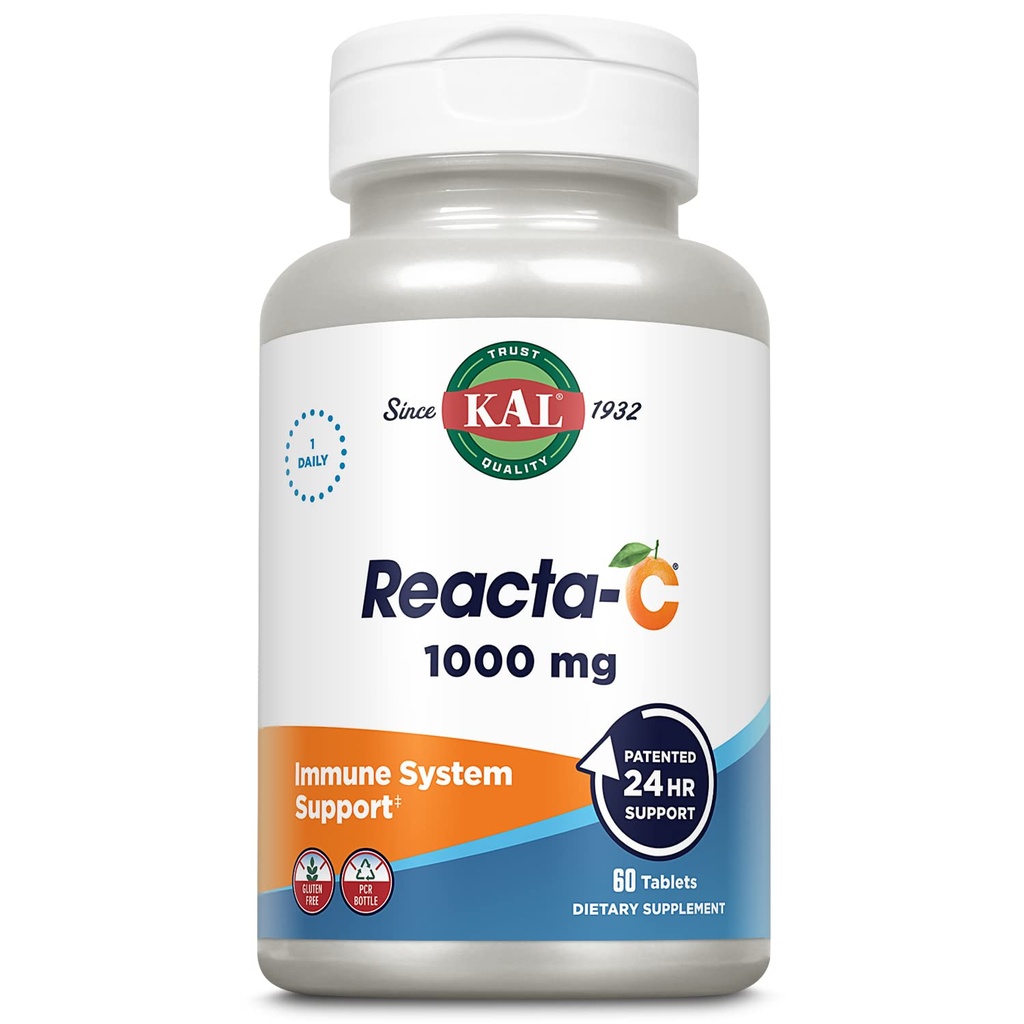 KAL Reacta-c with Bioflavonoids Tablets, 60 Count