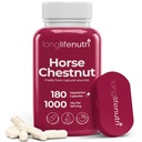 LongLifeNutri Horse Chestnut Extract 500mg - 180 Capsules végétariennes, Supplément biologique pour le bien-être quotidien et la circulation, 3-Mois, GMP certifié, Fabriqué aux États-Unis