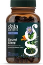 Gaia Herbs Sound Sleep - Soutien au sommeil naturel pour promouvoir le calme et la détente - avec la racine valériane, passionflower et plus - 120 phytocapsules liquides végétaliens (40 jours d'approvisionnement)