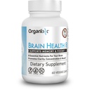 Organixx Cerveau sans âge Supplément de santé cérébrale puissant pour soutenir la fonction cérébrale, la clarté, la focalisation, la ré-énergisation des cellules cérébrales, aide à promouvoir une humeur équilibrée, sans gluten, non OGM, 60 capsules végétariennes