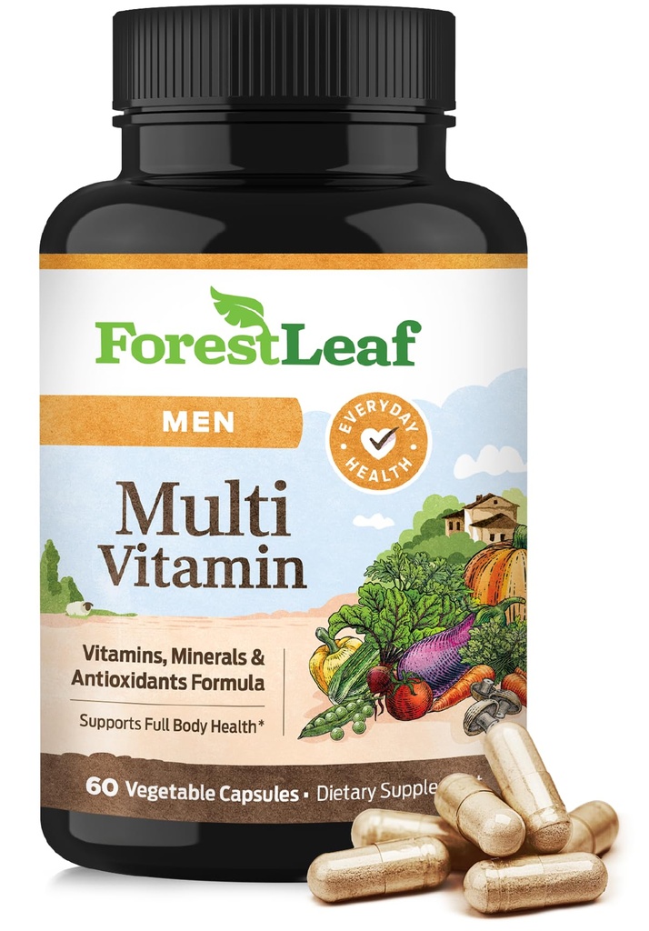 Multivitamines quotidiennes pour les hommes, multivitamines pour les hommes - Supplément multivitamines et multiminéraux pour les hommes