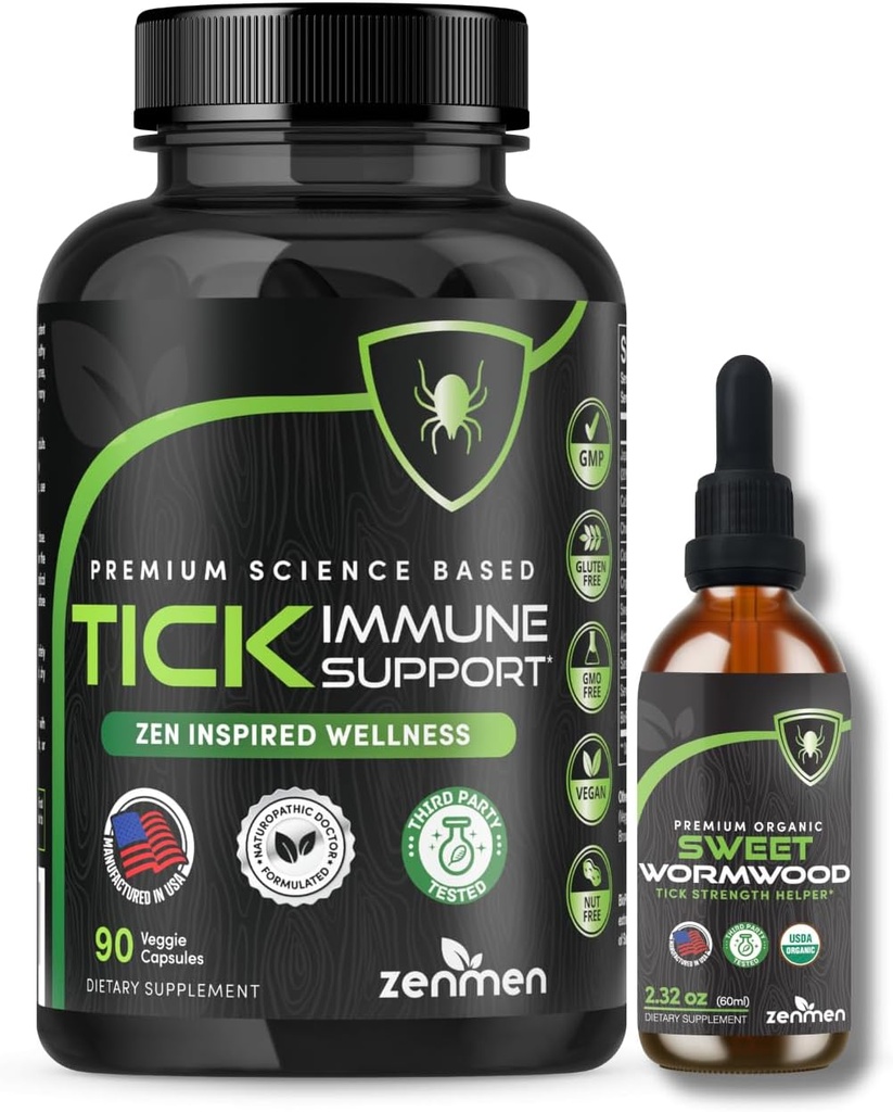 Zenmen Immune Support Bundle: Tick Immune Support et Sweet Wormwood Tincture