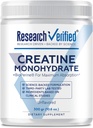 Recherche Verified Creatine Monohydrate - Soutenir la croissance musculaire optimale, améliorer la performance - 5000mg Creatine Monohydrate - BioPerine - 60 portions - Non aromatisé - Vegan