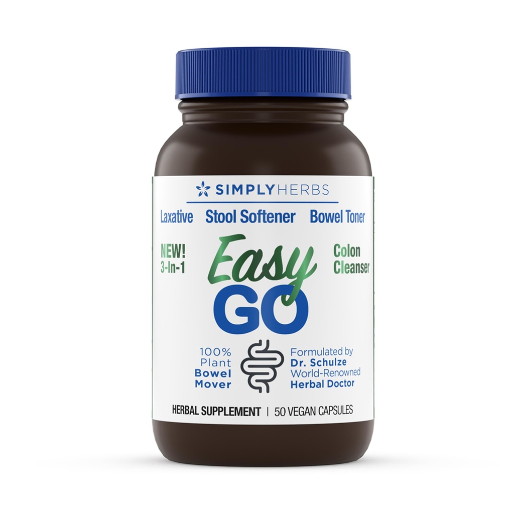 Go Bowel Mover facile de Dr. Schulze - Formulé doux laxatif, toner Colon et assouplisseur de tabouret.