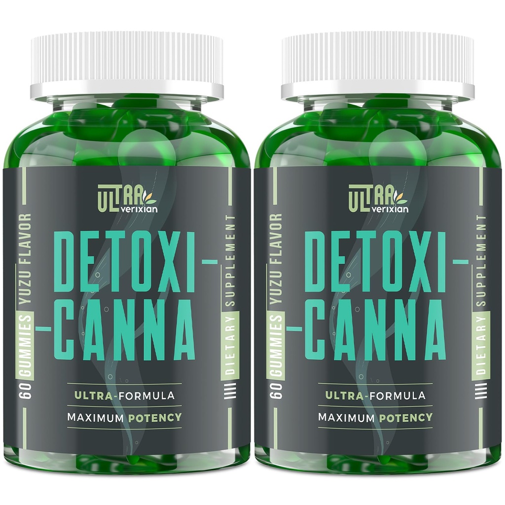 Detox Cleanse Gummies - Foie, Gut, Rein Cleanse Detox & Repair, Rapid & Effective Full Body Cleanse Best for Women and Men with Milk Thistle - Supplément naturel de détox à base de plantes, 120 Gummies