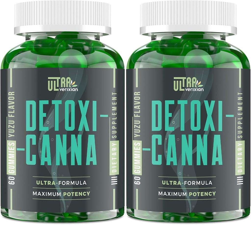 Detox Cleanse Gummies - Foie, Gut, Rein Cleanse Detox & Repair, Rapid & Effective Full Body Cleanse Best for Women and Men with Milk Thistle - Supplément naturel de détox à base de plantes, 120 Gummies