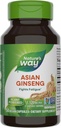 Nature's Way Asian Ginseng, Fights Fatigue*, 1 120mg Par 2-capsules service, Projet non-OGM vérifié, végétalien, 50 capsules (paquetage May Vary)
