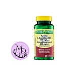 Générique acétyl L-Carnitine HCI 400 mg + acide alpha lipoïque 200 mg Capsules Spring Valley, 50 Compte + Sticker Dri Store