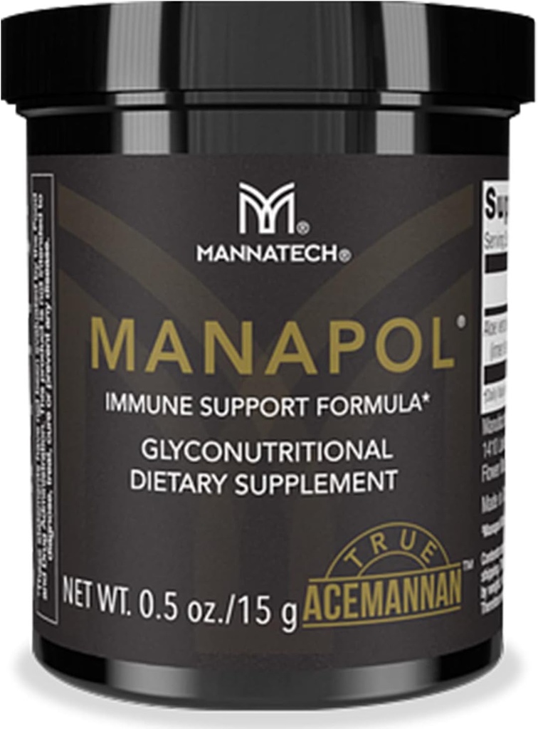 Mannatech Manapol Immune Formule de support pour le soutien de l'immunité et le renforcement de l'immunité. Aloe Vera boisson pour Immune supplément de soutien 0.5oz/15g