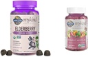 Jardin de la vie Bios Gommies de mûrier pour Adultes et Enfants - Supplément de soutien immunitaire avec Fruits et Organiques Bios Femmes 40+ Vitamines Gommy - Berry - Certifié biologique