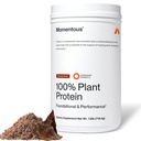 Poudre de protéines véganes mouvementées - 20 g Protéines végétales - Certifié NSF pour le sport - Sans gluten - Non-OGM - 22 portions pour usage quotidien essentiel - Chocolat