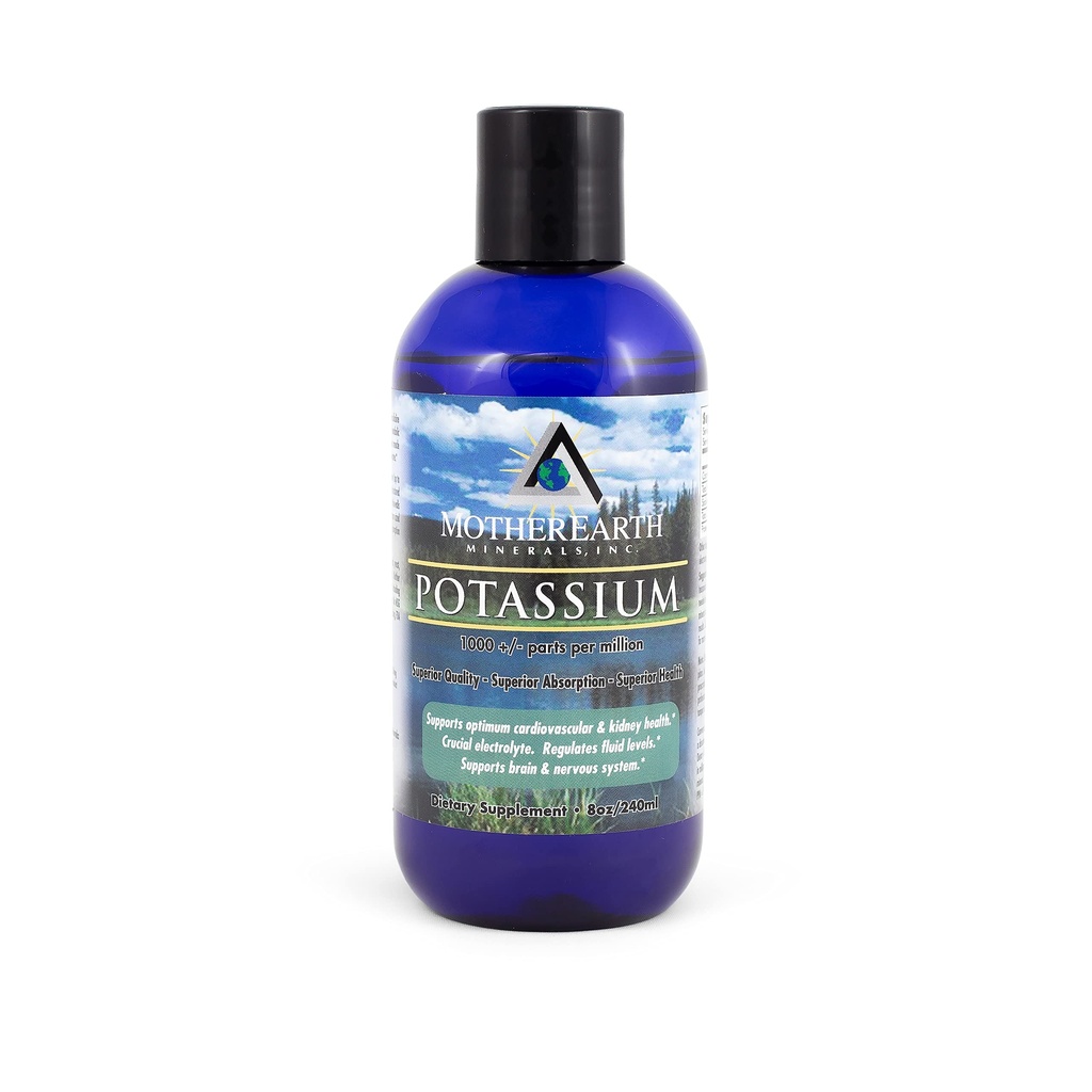 Minéraux de la Terre Mère - Minéraux d'Angstrom, Potassium, 8 Ounce