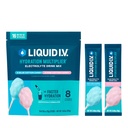 Multiplicateur d'hydratation I.V.® liquide - Cotton Candy (coton) Mélange de poudre d'électrolyte 1 paquet (16 portions)