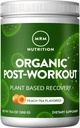 MRM Organic post workout, récupération à base de plantes, 10,6 Ounce