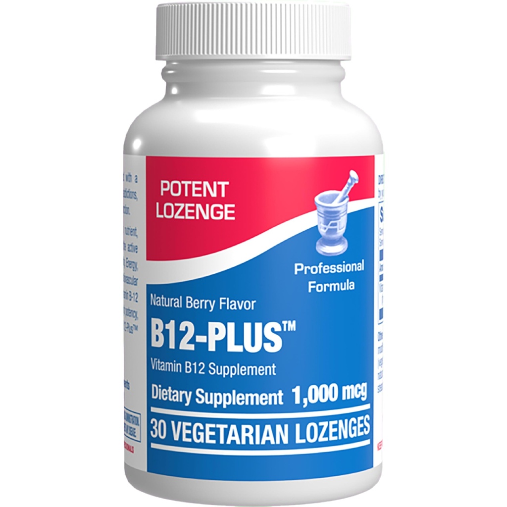 Vitamine B12 méthylcobalamine 1000 mcg - Formule clinique méthyl B12 Sublingual 1000 mcg Tasty Lozenges for Energy Eye Nerve and Cervical Support for Men and Women - 30 Count (Berry Flavor)