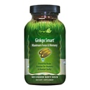 Irwin Naturals Ginkgo Smart Powerful Nootropic Brain Booster - prend en charge la mémoire maximale, le focus et la clarté mentale avec DMAE, Clubmoss, Choline et acétyl L-Carnitine - 60 Softgels liquides