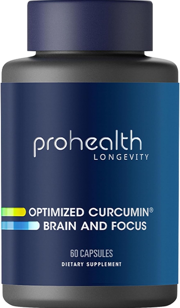 ProHealth Optimized Curcumin Brain and Focus (60 Capsules)