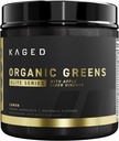 Verts organiques kagués Elite: Superfood et Greens Poudre avec vinaigre de cidre de pomme, Adaptogène, Prébiotiques, Vitamines et Minéraux.