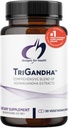 Conceptions pour la santé TriGandha - Supplément Adaptogène à la racine et à l'extrait de feuille triple Ashwaganda - Pilules véganes, non OGM (30 capsules)