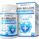 Probiotique 300 milliards CFU - 12 souches avec des prébiotiques organiques pour la santé digestive et gorgée, immune, Bloating - Probiotiques pour les femmes et les hommes - Sans lait quotidien, stable sur une plate-forme - 60 comtes