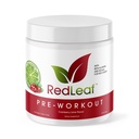 Red Leaf Pre Workout Energizer Powder, BCAA, Beta-Alanine, Amino Acids et Green Tea pour le soutien immunitaire et l'énergie de pré-entraînement, naturel Cranberry Lime Flavor - 30 portions