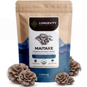 Supplément en poudre de champignons bio à maitake 100g de poids corporel pur 10:1 Extrait de haute résistance 30% de Glucans bêta-D 16 600mg Équivalent brut par service