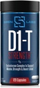 D1-T Strength Testostérone Booster for Men Mass Gainer with D-Aspartic Acid - Monster Muscle Mass Building - Test Booster Suppression of Estrogen Anabolic Muscle Growth (120 Capsules)