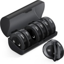 TookMag Pill Organizer 2 fois par jour, Medicine Pills Organizer, Weekly Pill Organizers AM PM Pill Box, grande capacité 7 jours Pill Box pour la médecine/vitamine/huile de poisson/compléments (noir)